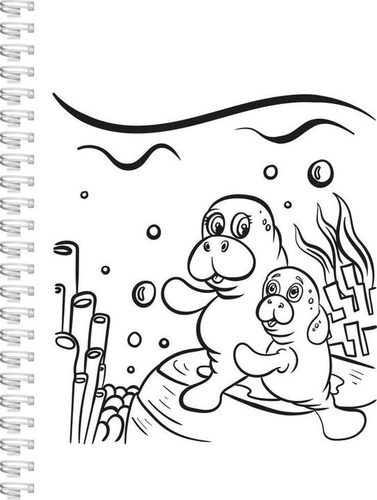 Produktbild Topulo-Verlag:Ozean-Malbuch für Kinder