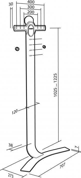 Image du produit Erard Standit 400 (65", 30 kg)