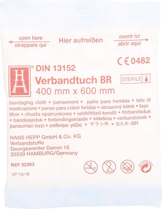 Pansement pour brûlures 40X60, 1 pc VER