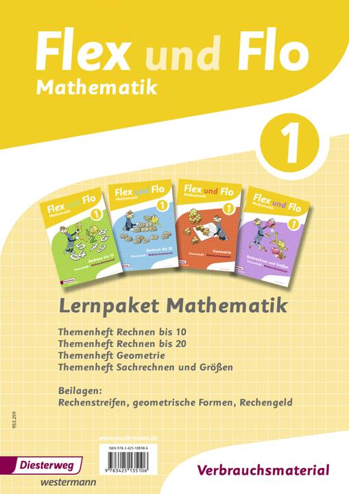 Produktbild Flex und Flo 1. Mathematik. Lernpaket (Deutsch, Wolfgang Westphal, Carola Hoffmann, 2014)