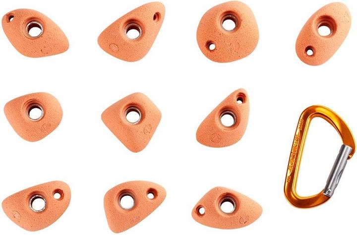 Produktbild Entre Prises Klettergriffe Set Essential Feet XS 2 ehemals Techfeet 2 (Wunschfarbe (Anfertigung))
