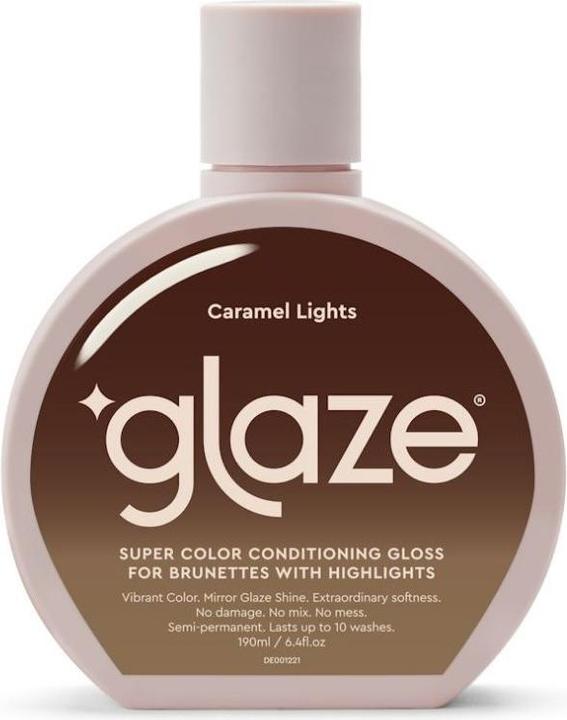 Actual product image Glaze Super Gloss Caramel Lights (190ml)