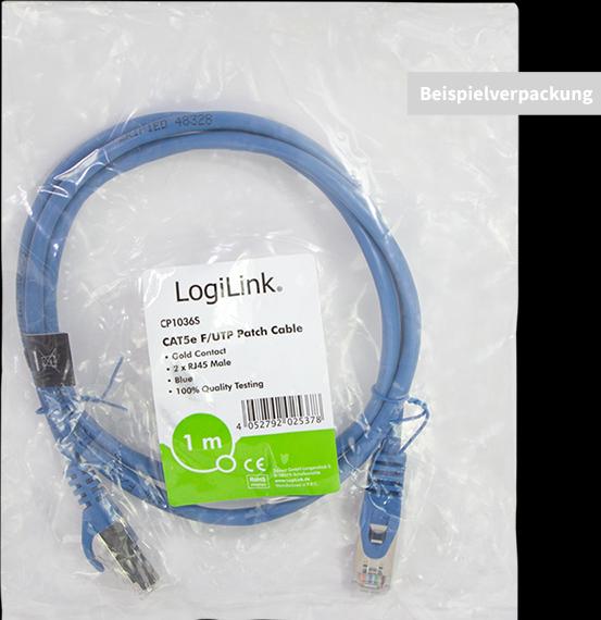 Produktbild LogiLink Netzwerkkabel (F/UTP, CAT5e, 10 m)