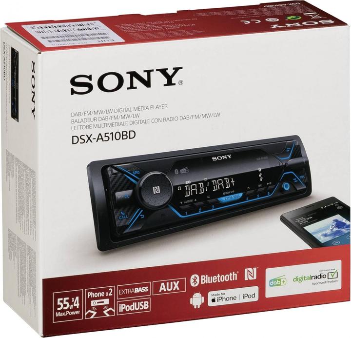 Actual product image Sony DSXA510BD (Android car)