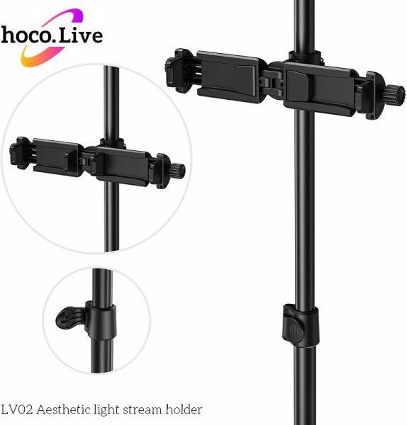 Image du produit Hoco LV02 Lampe annulaire pour selfie (éclairage annulaire)