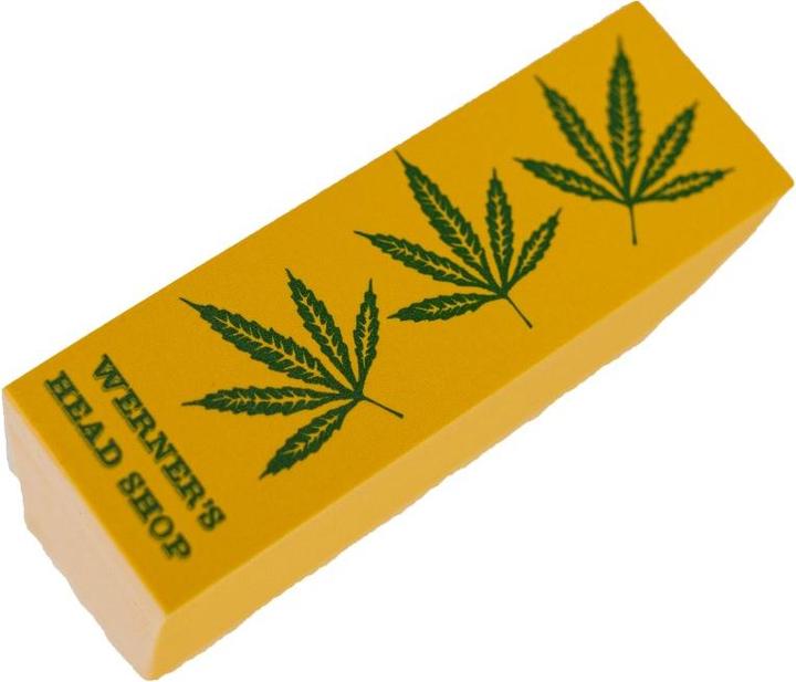 Produktbild Werner's Head Shop WHS Filterblock Schmal, gelb (250 Blatt)