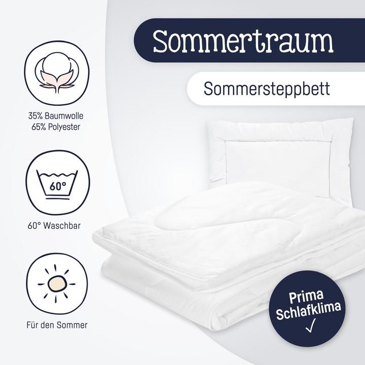 Immagine prodotto Julius Zöllner Set letto trapuntato per bambini, sogno d'estate (100 x 135 cm)