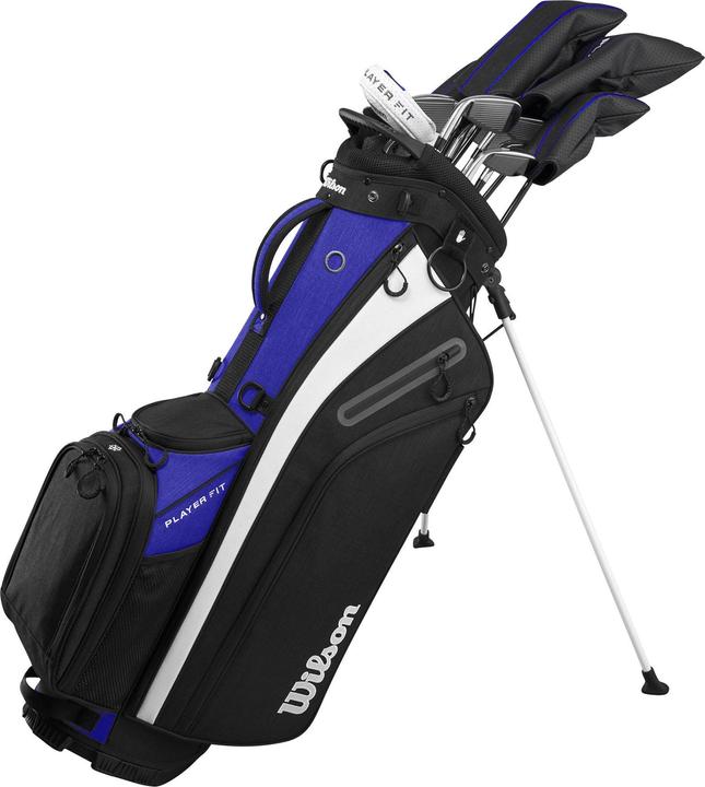 Wilson - PlayerFit Left-Handed Steel Complete Golf Set – Stand Bag