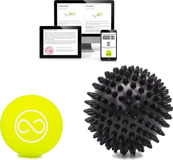 Actual product image Kalahari 4 Wellness Muskelmassagebälle, Igelball und Faszienball