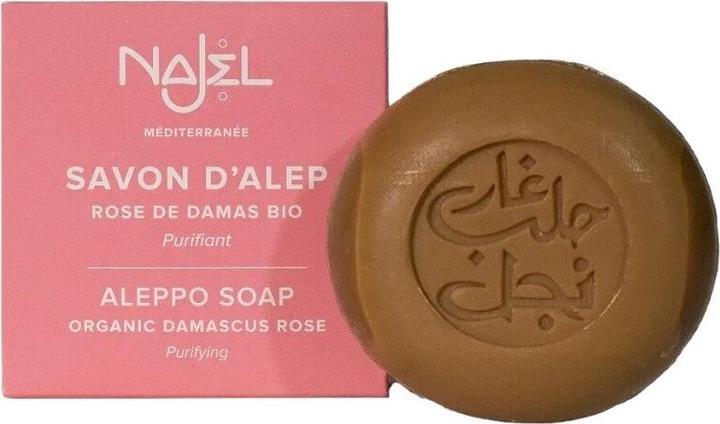 Actual product image Najel Savon Alep à la Rose de Damas Bio (Hard soap)