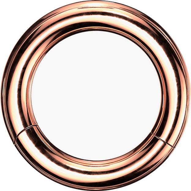 Star Piercing Segmentring klappbar rosegold (Chirurgenstahl 316L, ohne Messing)