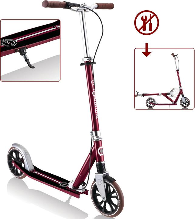 Image du produit Globber NL-205 Deluxe, rouge foncé