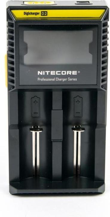 Actual product image Nitecore Digicharger D2 (1 pcs., 14500, 16340, 18650, Battery + charger)