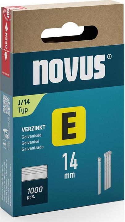 Image du produit Novus Clous E / J 14mm 1000 pcs.