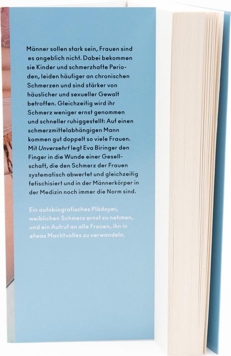 Image du produit Biringer:Unversehrt. Frauen und Schmerz (Allemand, Biringer, EVA, 2024)