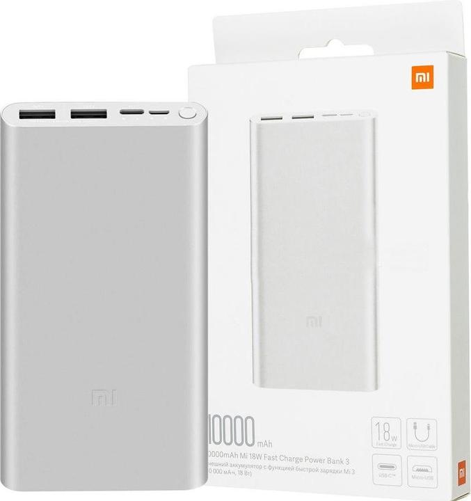 Produktbild Xiaomi Mi Power Bank 3 (10000 mAh, 18 W, 37 Wh)