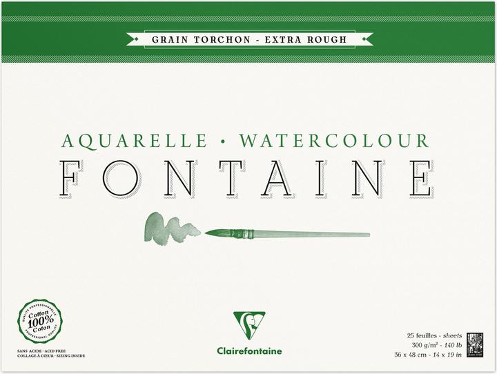 Clairefontaine Tecniche umide (300 g/m², 25 x)