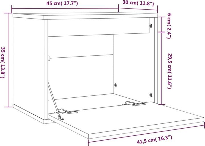 Immagine prodotto VidaXL Gaile (45 x 30 x 35 cm)