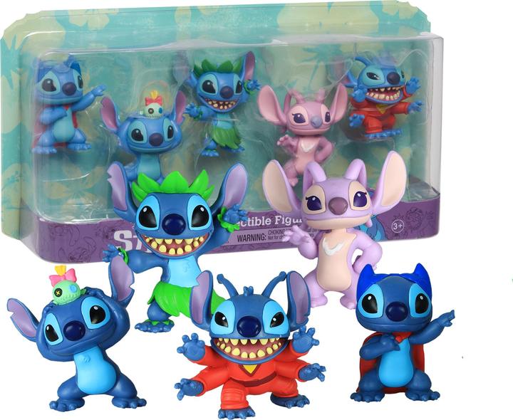 Actual product image Stitch Lilo & minifigures 5-pack