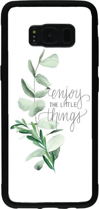 Actual product image PhoneLook Cover silicone black Enjoy the little things (Samsung Galaxy S8)