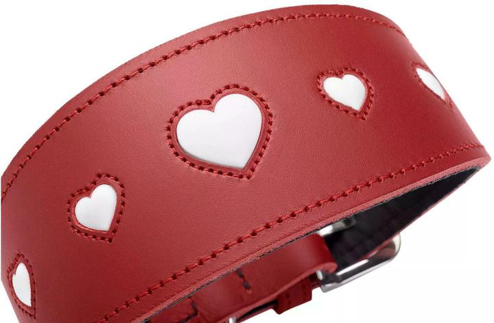 Immagine prodotto Hunter Collare per levrieri Love 52/M, rosso/nero (M, Cane, Generale)