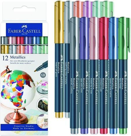 Produktbild Faber-Castell Metallic Marker (Metall, 12 x)