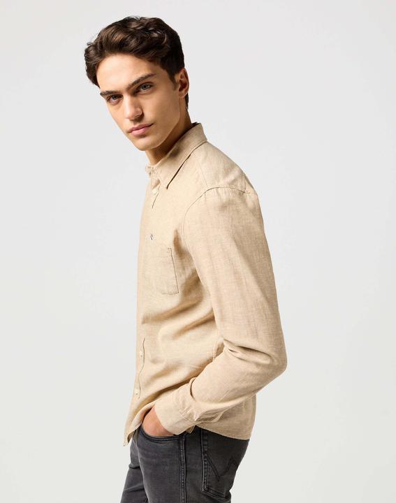 Immagine prodotto Wrangler Leinenhemd 1 Pkt Shirt (XL)