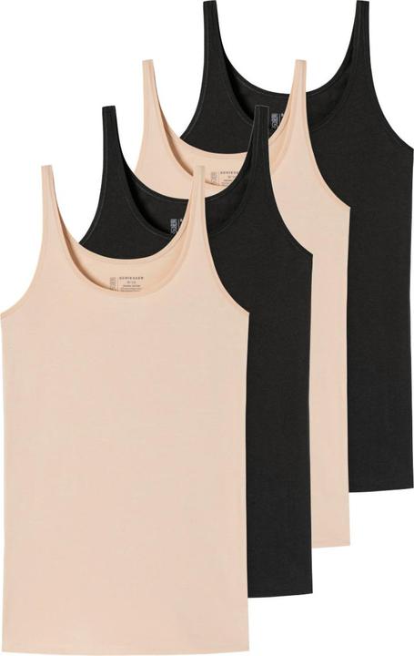Produktbild Schiesser 4er Pack 95/5 Organic Träger-Top (48, 4XL)