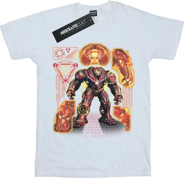 Produktbild Avengers Infinity War Hulkbuster Blueprint TShirt Jungen (152, 158)