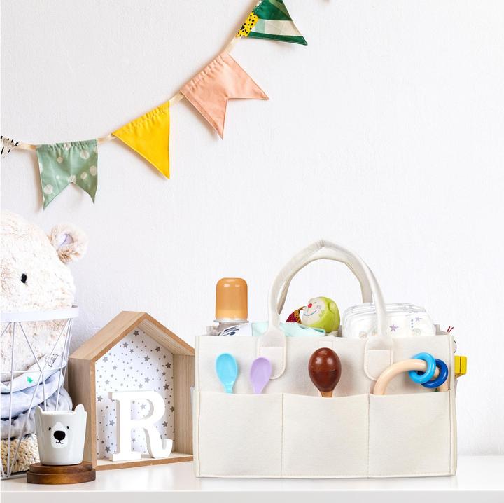 Actual product image Relaxdays Baby nappy caddy