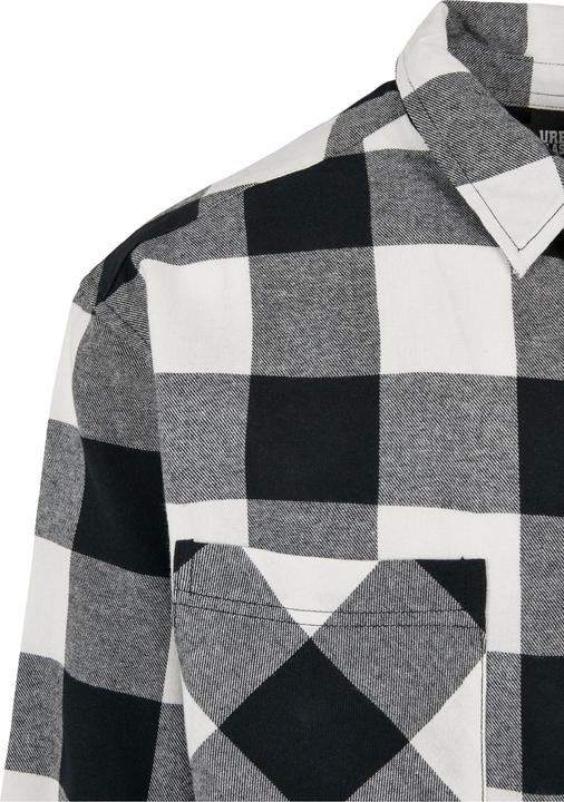 Actual product image Urban Classics Long Oversized Checked Shirt - 16632 (M)