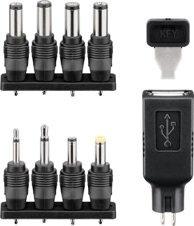 Actual product image Goobay 3 V - 12 V Universal-Netzteil 0.6 A