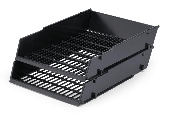 Actual product image Durable ECONOMY Letter tray Blue Angel anthracite (C4)