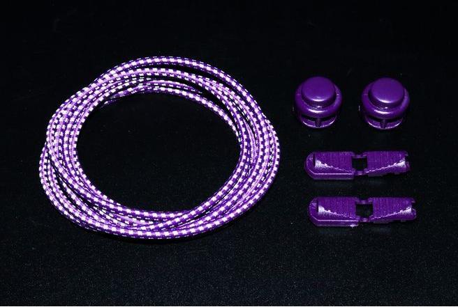 Actual product image LaceGodZ 1 Paar ReflectPro Series elastische, stark reflektierende Schnürsenkel (100 cm)