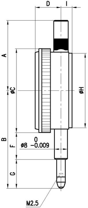 Immagine prodotto Neriox Comparatore CENTI 10 mm / 0,01 / Ø 58 (1 cm)