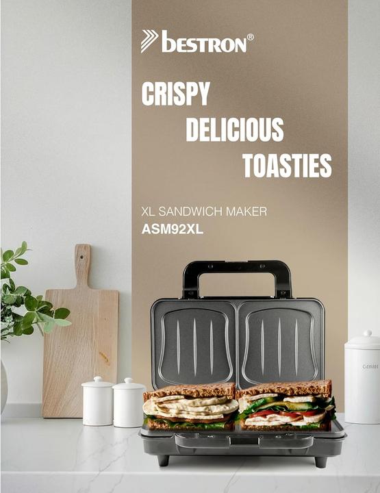 Immagine prodotto Bestron XL Sandwichmaker ASM92XL