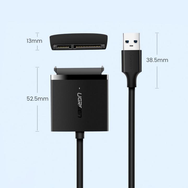 Immagine prodotto Ugreen Convertitore da USB 3.0 a SATA Adattatore 2.5" SATA SSD HDD a USB 3.0