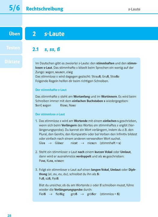 Produktbild PONS Das grosse Übungsbuch Rechtschreibung und Zeichensetzung 5.-10. Klasse (Deutsch, Klett Lerntraining, 2022)