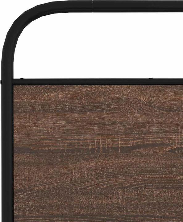 Actual product image VidaXL Bed frame without mattress 100x190 cm brown oak-look (100 x 190 cm)