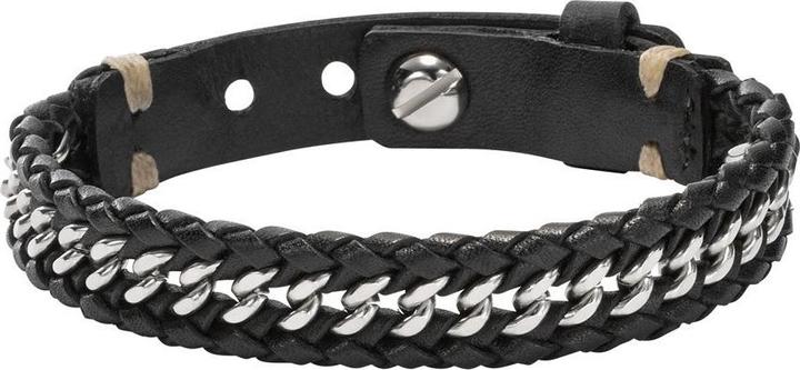 Image du produit Fossil Bracelet Vintage Casual (18.50 cm, Cuir, Acier inoxydable)