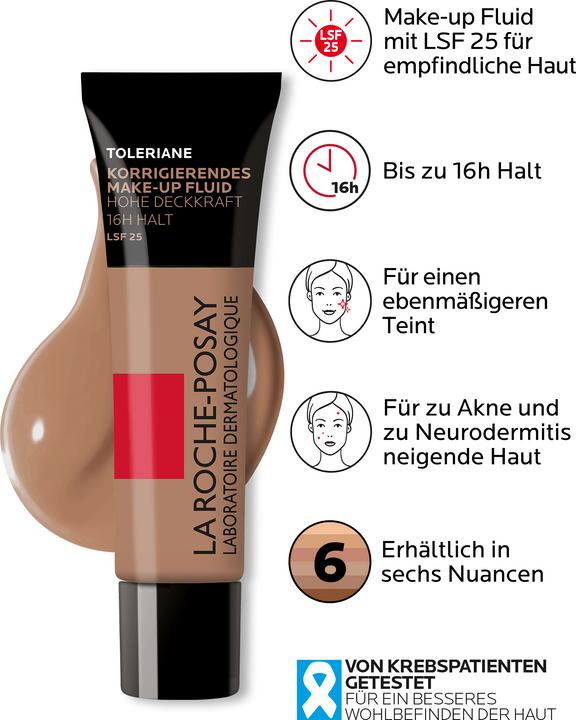 Produktbild La Roche Posay Toleriane fond de teint fluide 15 Tb 30 ml