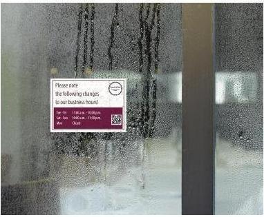 Actual product image Herma Weatherproof address labels A4