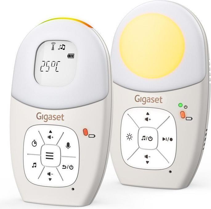 Actual product image Gigaset Baby 100 Audio Babyphone warm grey (Baby Monitor Audio, 300 m)