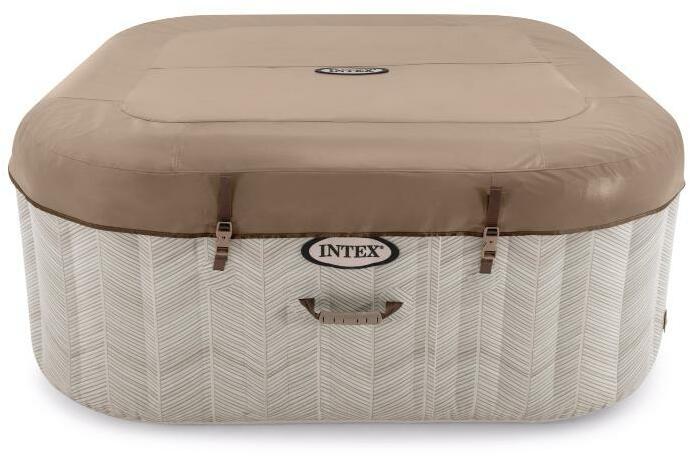 Produktbild Intex Chevron Deluxe Square Bubble Spa Set (4 Pers.)