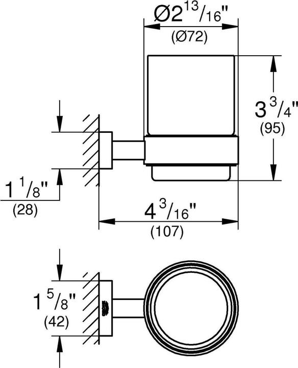 Actual product image Grohe Essentials (9 x 13 x 19.5 cm)