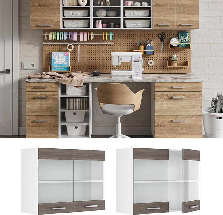 Actual product image Vicco Hängeschrank R-Line (80 x 31 x 60 cm)