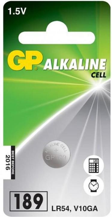 Immagine prodotto GP Batteries GP Pila a bottone alcalina LR54 1.5V, 1 pz. (1 pz., AG10, 44 mAh)