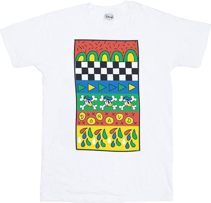 Immagine prodotto Disney Donald Duck Vintage Pattern Maglietta Uomo (3XL)