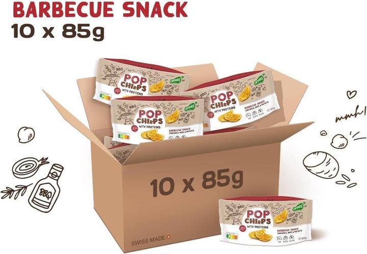 Actual product image Chirpies POP Chirps Chickpea BBQ Snack Box (850 g)