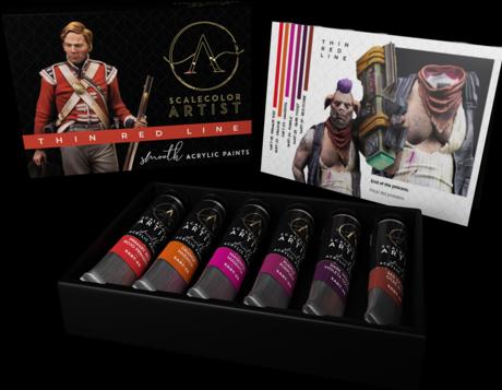 Image du produit Scale75 Échelle 75 : jeu de couleurs avec ligne rouge fine